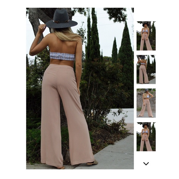 Wide Leg Gauze Pant - Picture 6 of 7